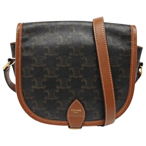 Folco leather crossbody bag