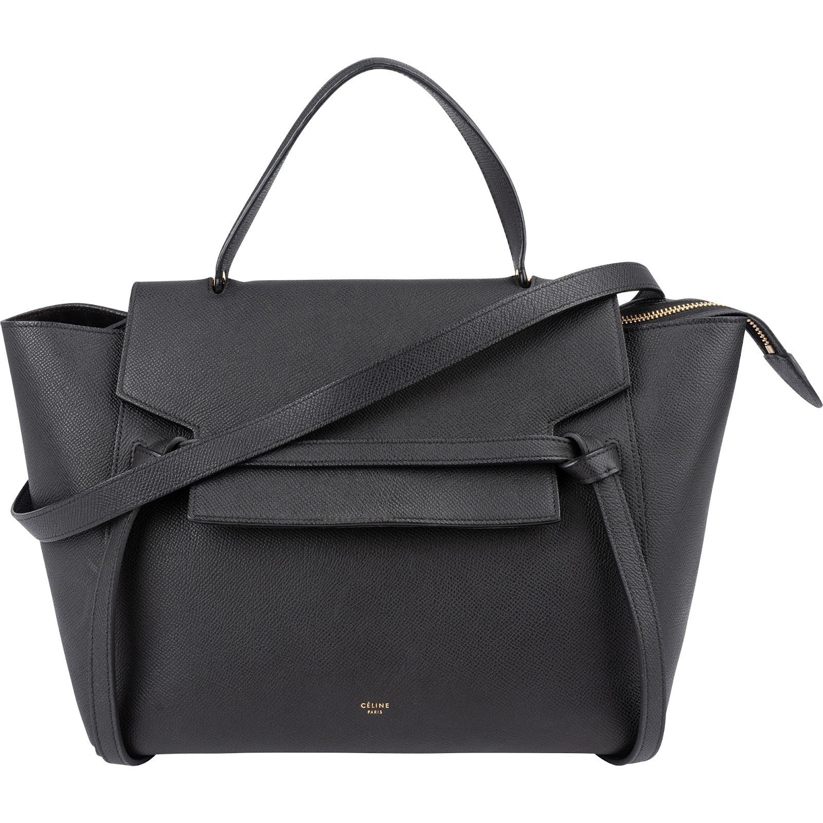 Belt leather handbag
