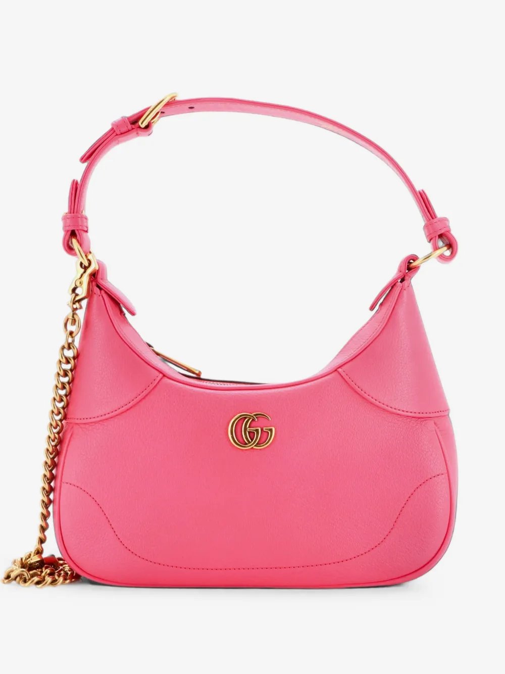 Aphrodite Zip Shoulder Bag Leather Small hobo bag