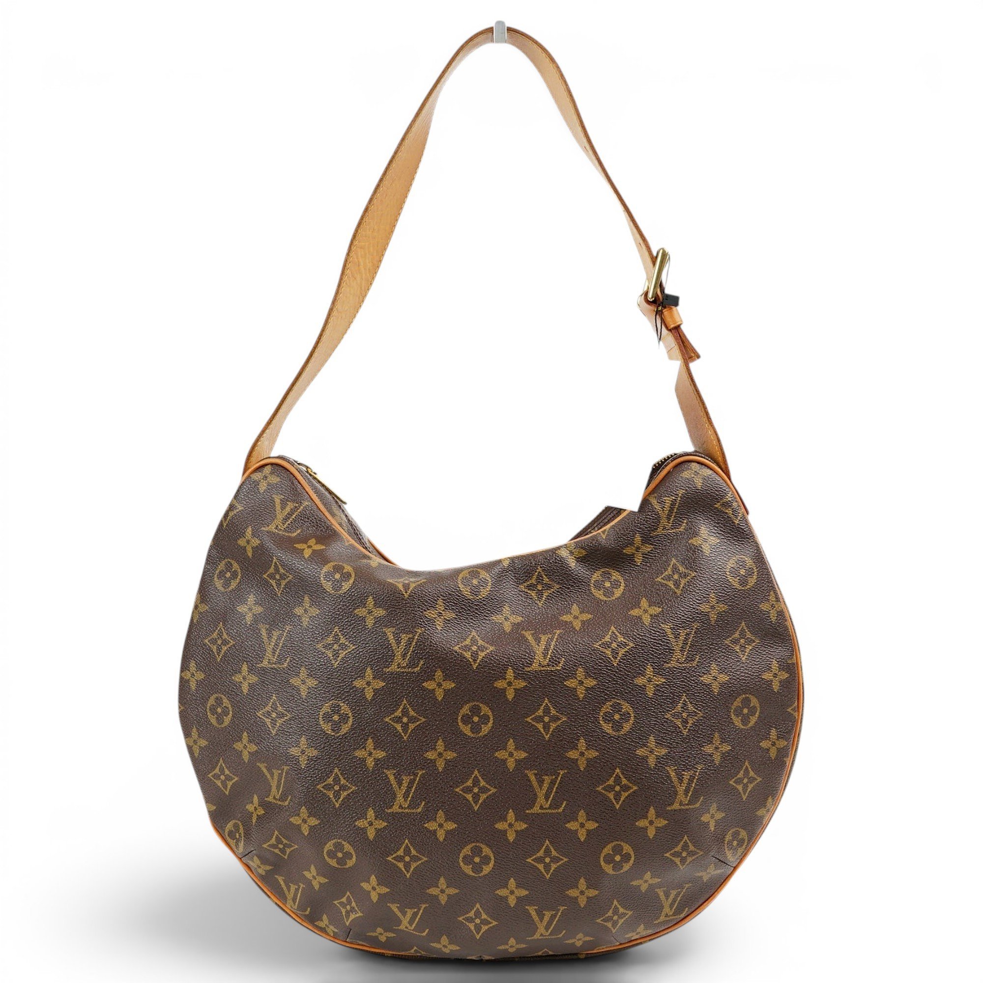Croissant leather handbag