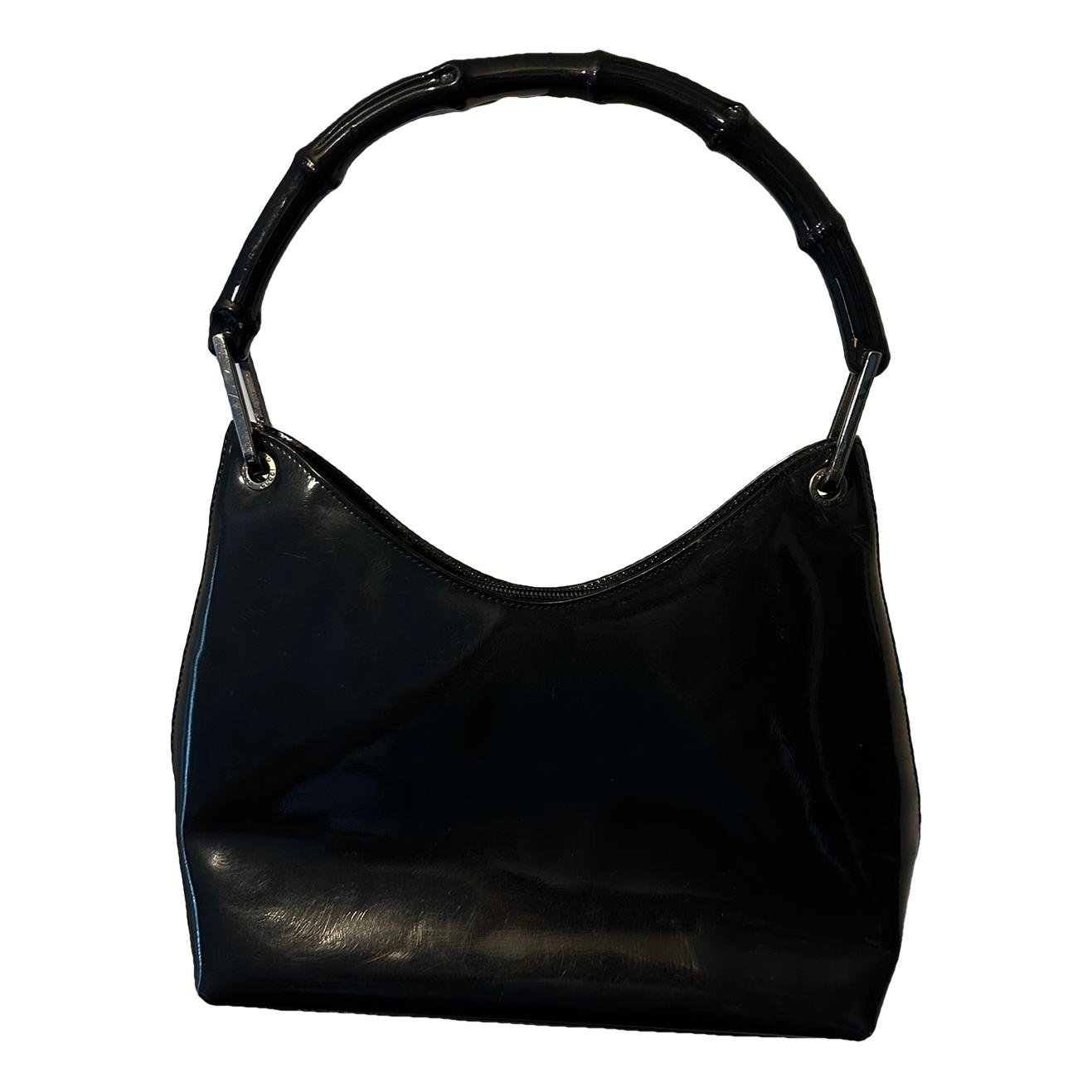 Bamboo leather handbag