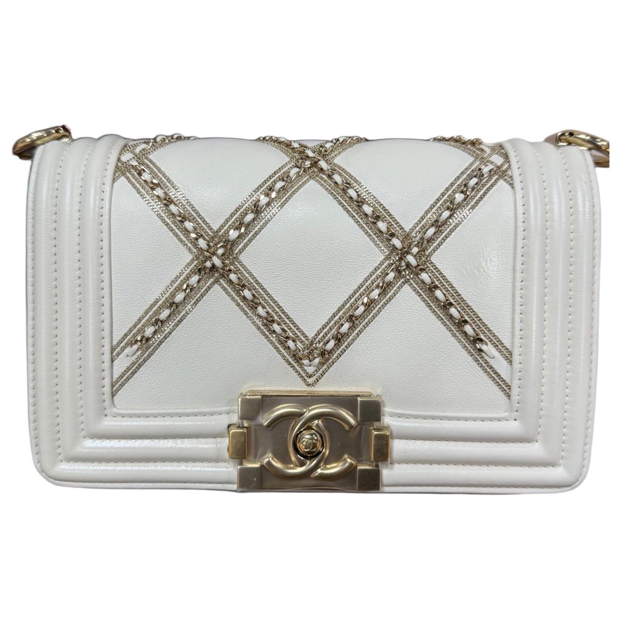 Boy leather crossbody bag