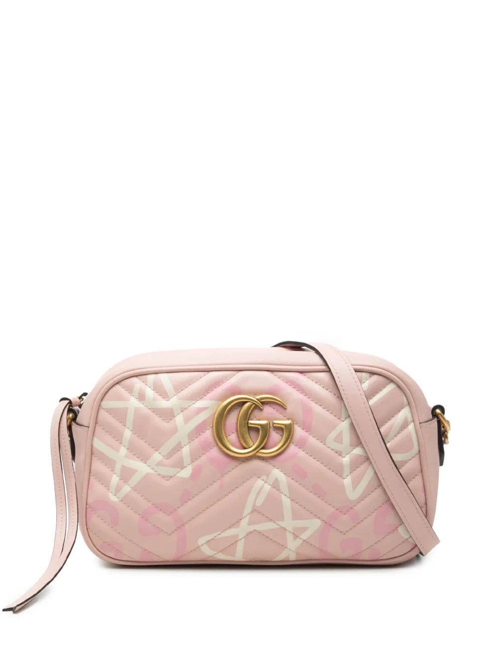 2000-2015 Small GG Marmont Matelasse Calfskin Gucci Ghost crossbody bag