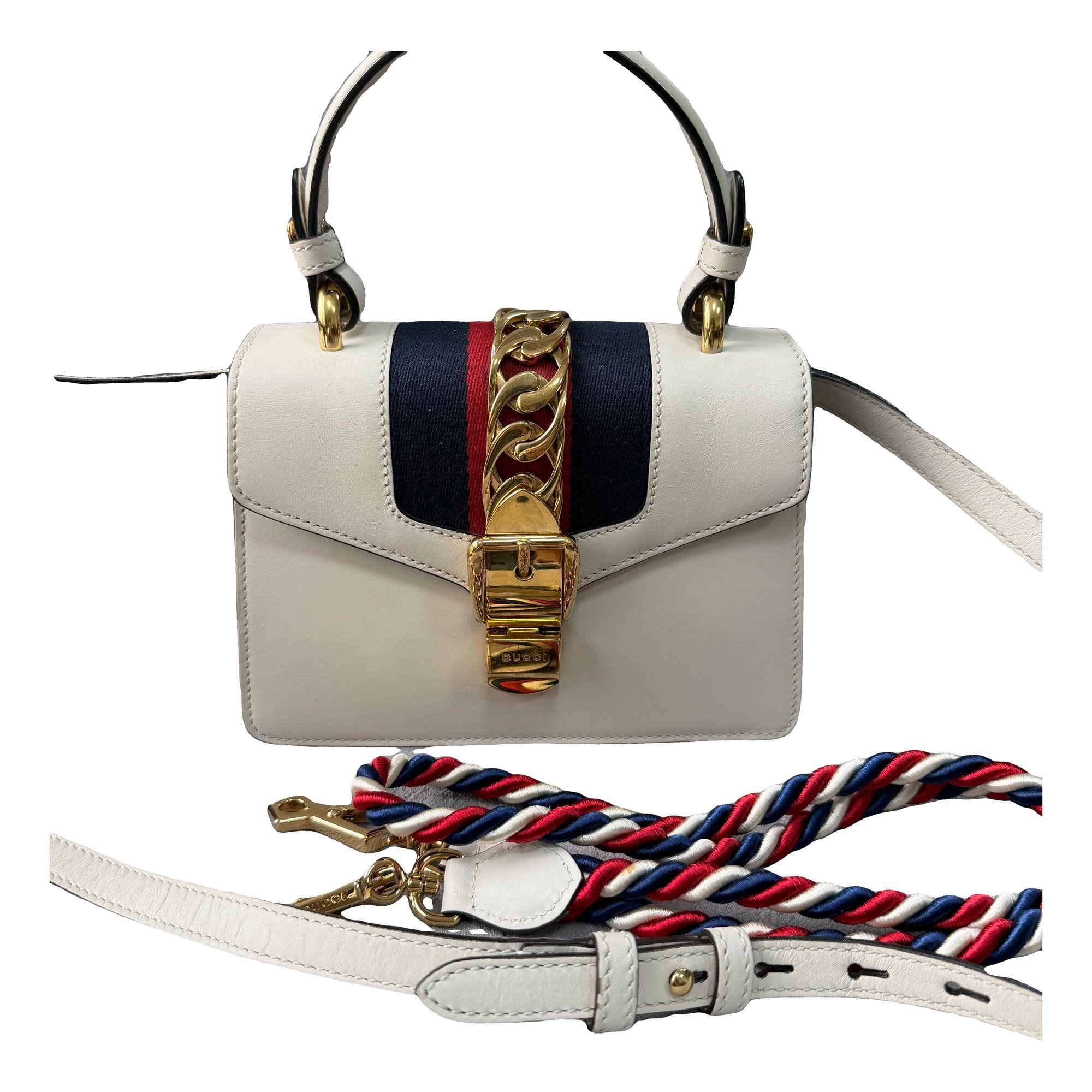 Sylvie Top Handle leather handbag