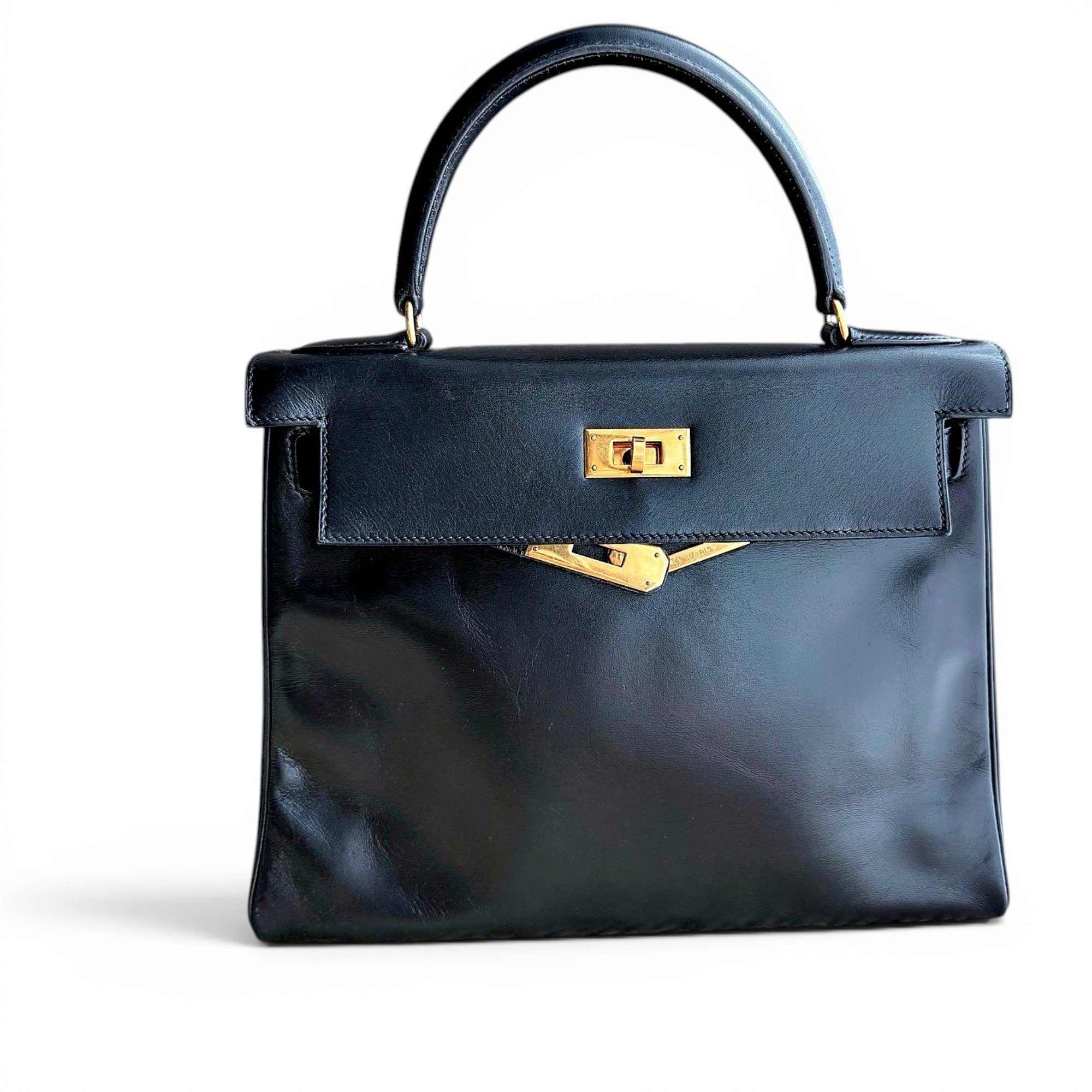 Kelly 28 leather handbag