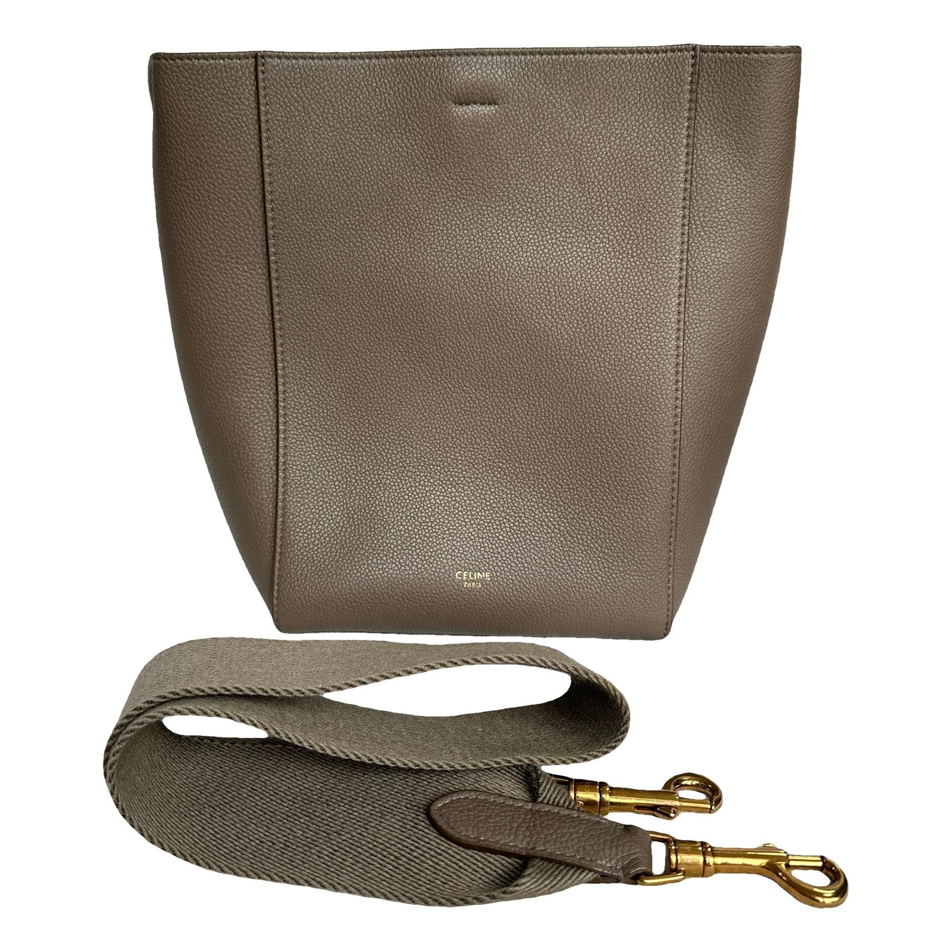 Seau Sangle leather tote