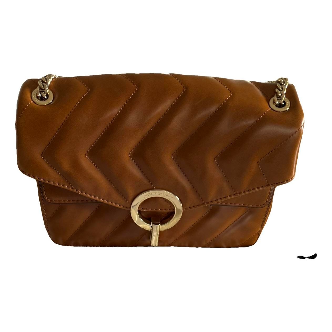 Sandro Yza leather clutch bag