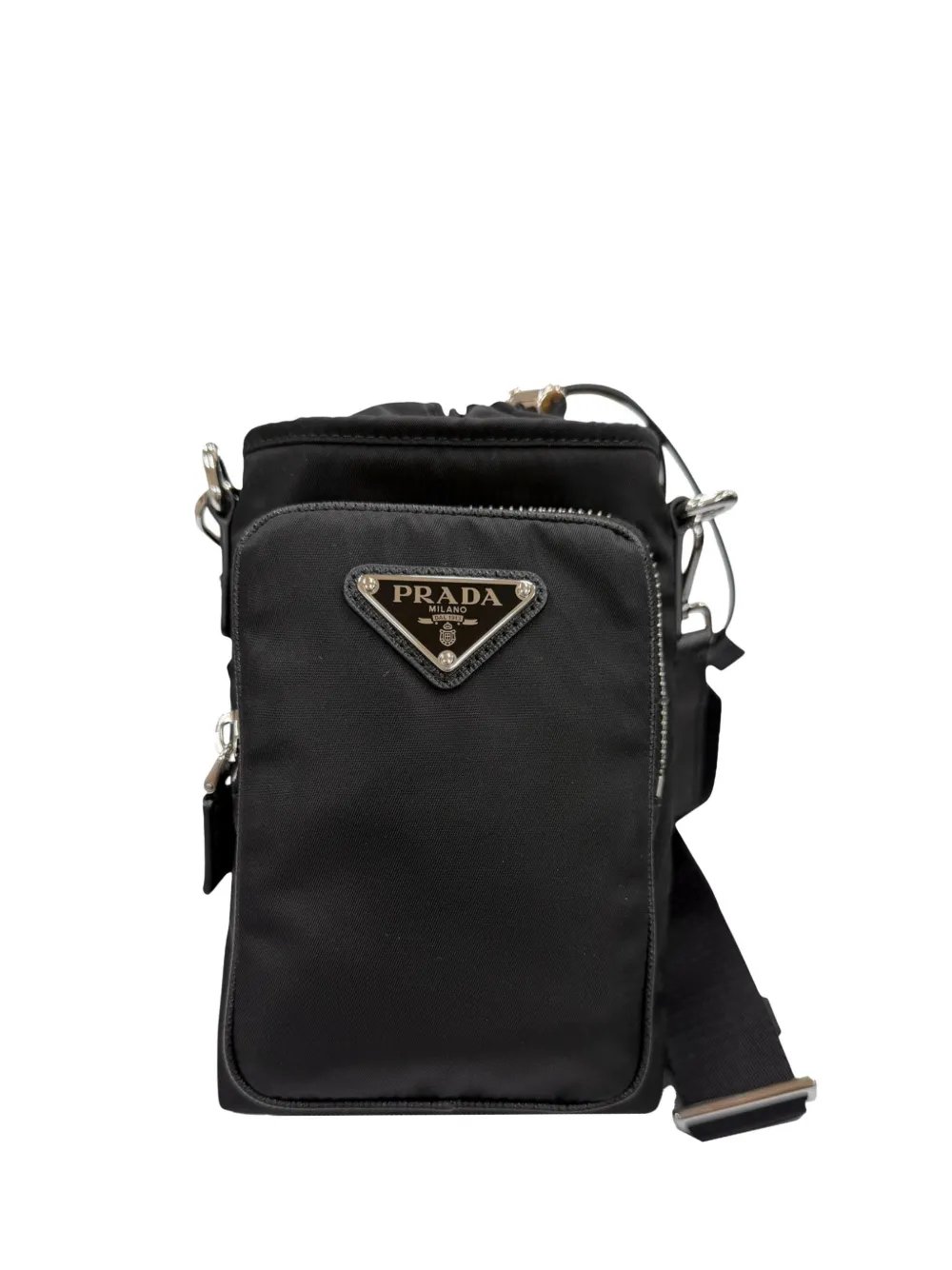 2013-2026 Saffiano Trimmed Re Nylon Smartphone Case crossbody bag