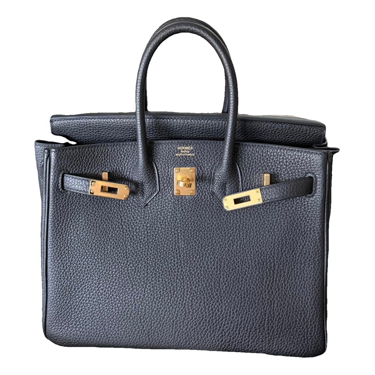 Hermes Birkin 25 Handbag Black