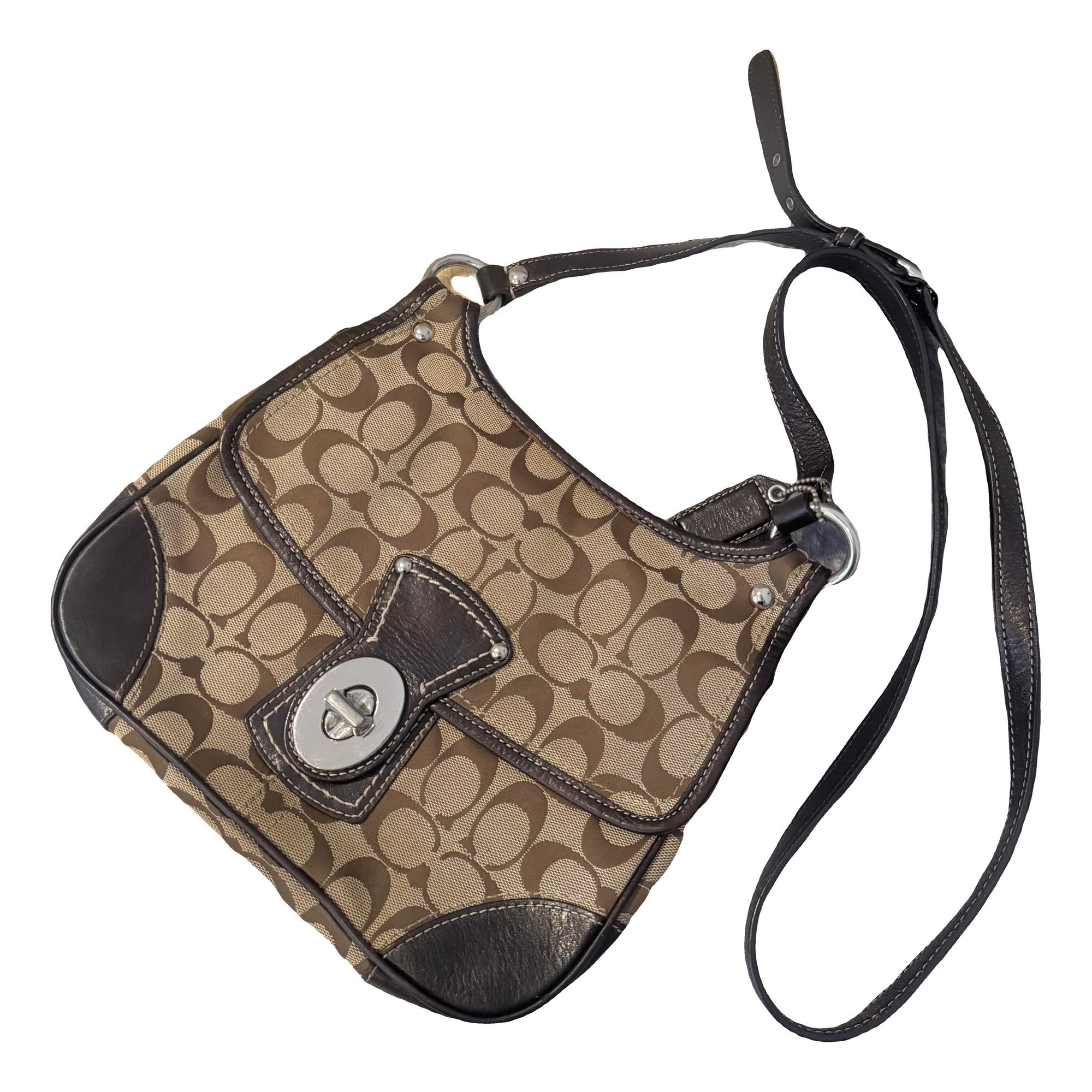 Signature Sufflette leather handbag