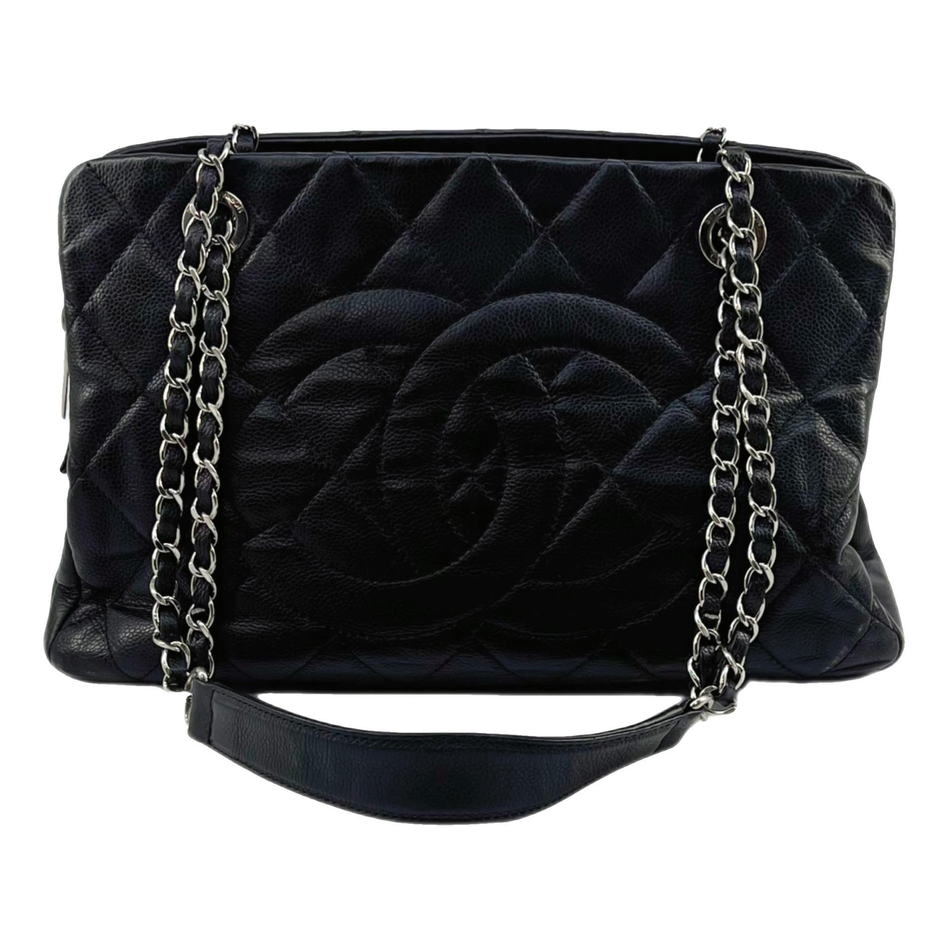 Grand shopping leather tote