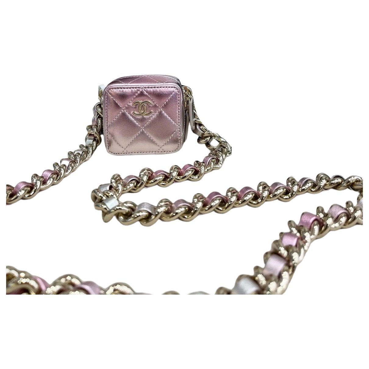 Trendy CC Vanity leather handbag
