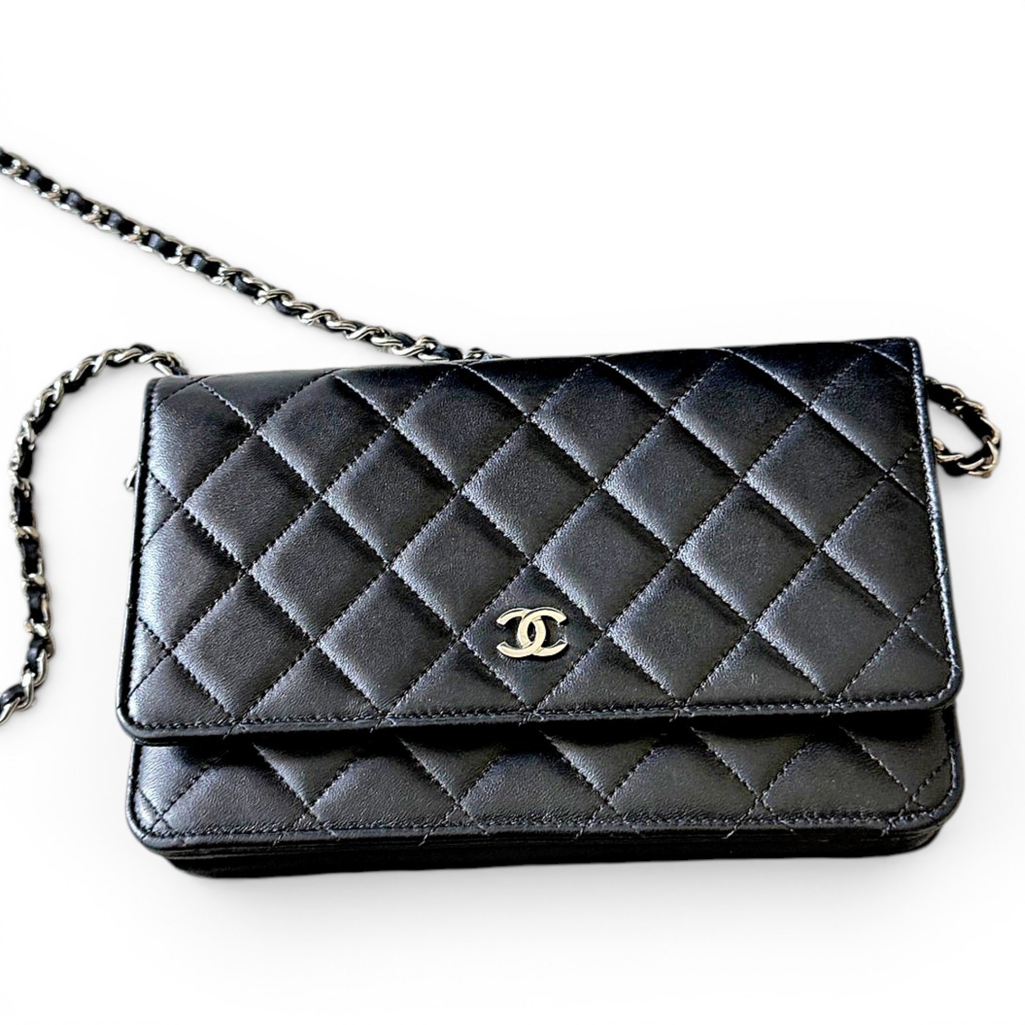 Wallet On Chain 2.55 leather crossbody bag