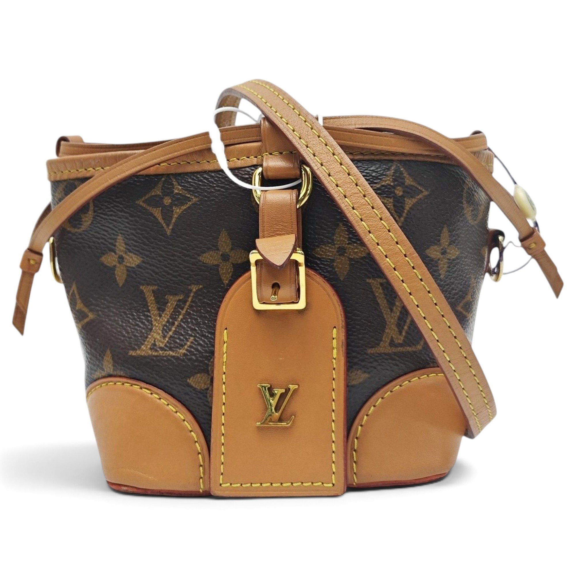 Nano Noé leather handbag