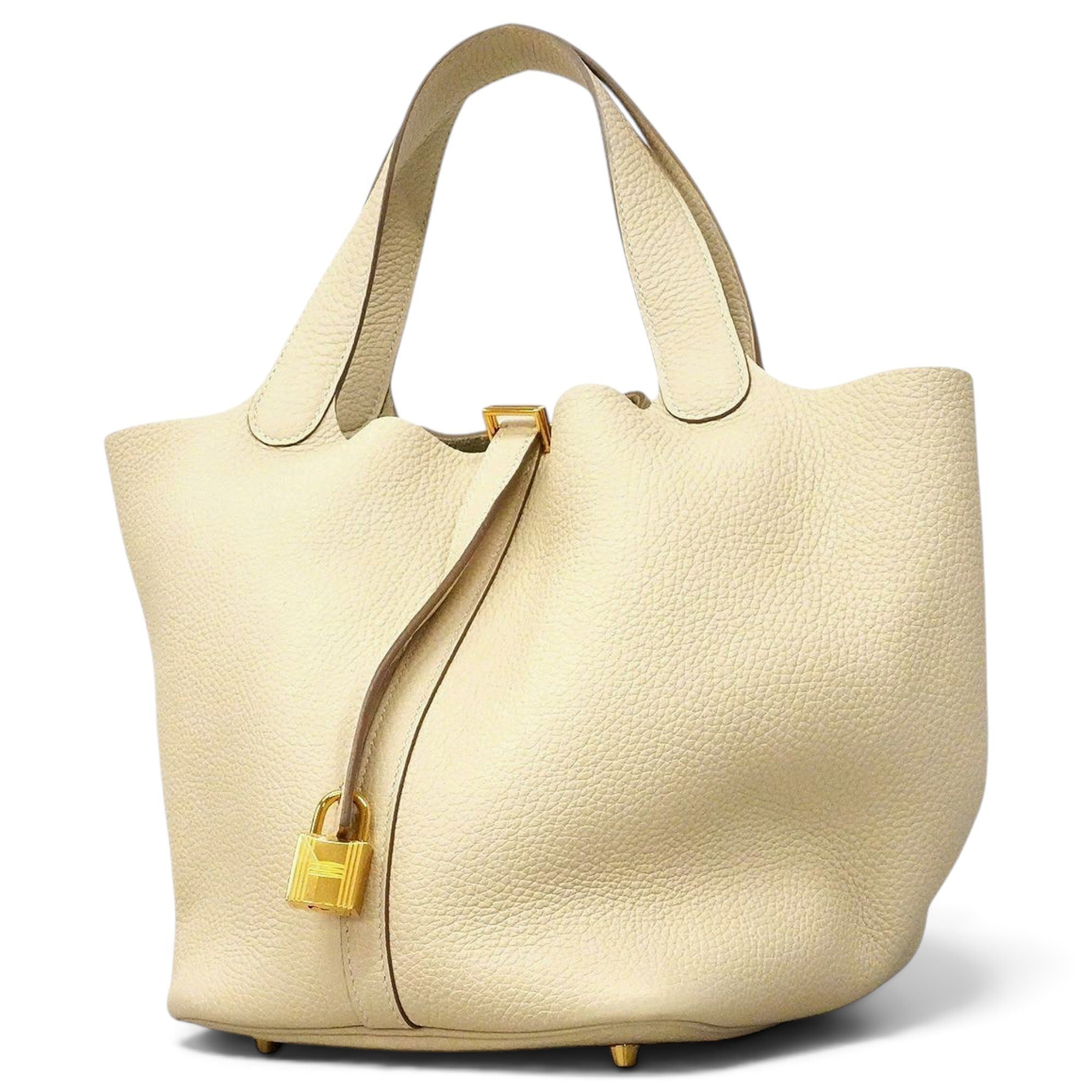 Picotin leather handbag