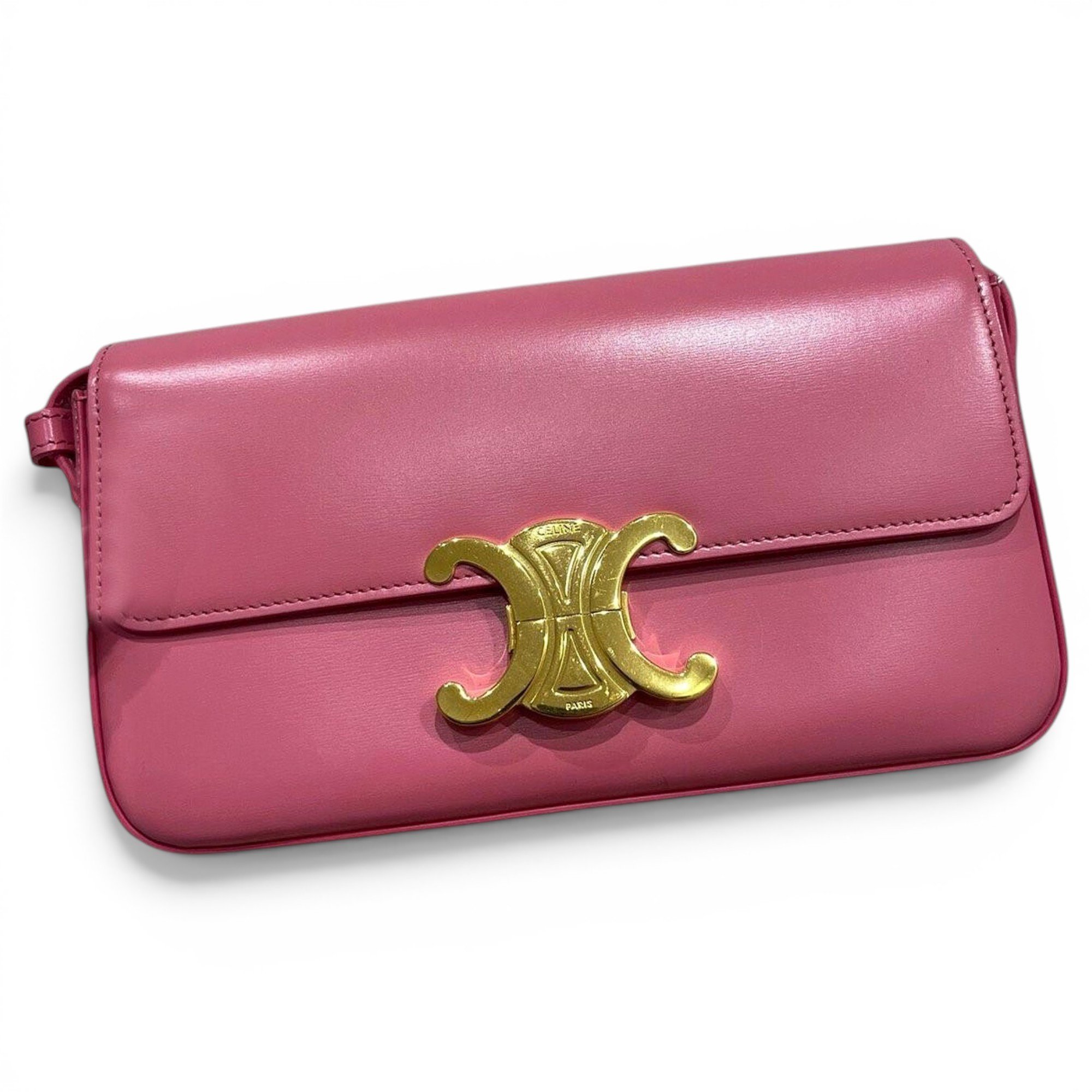 Triomphe leather handbag