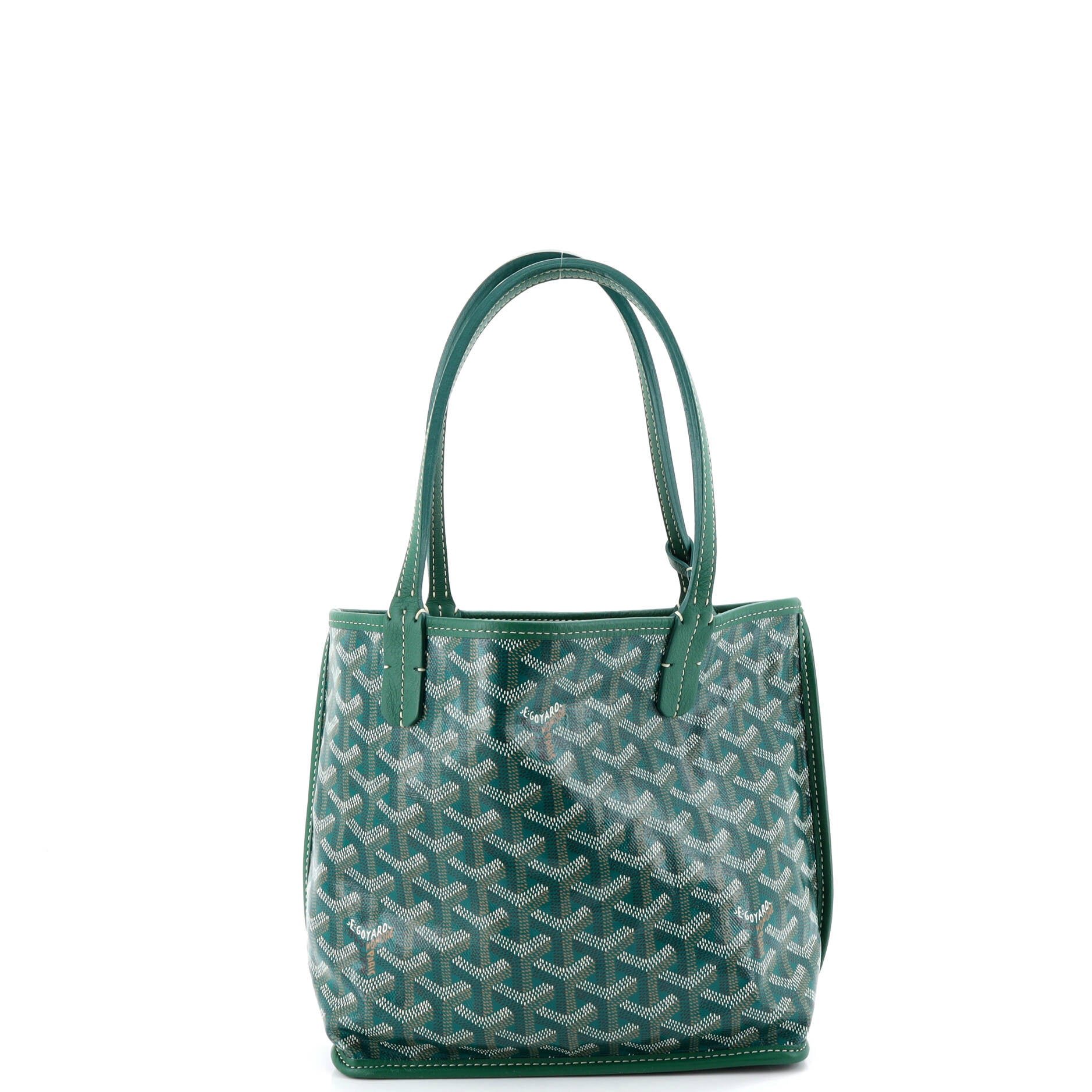 Goyard Anjou Reversible Tote Coated Canvas Mini