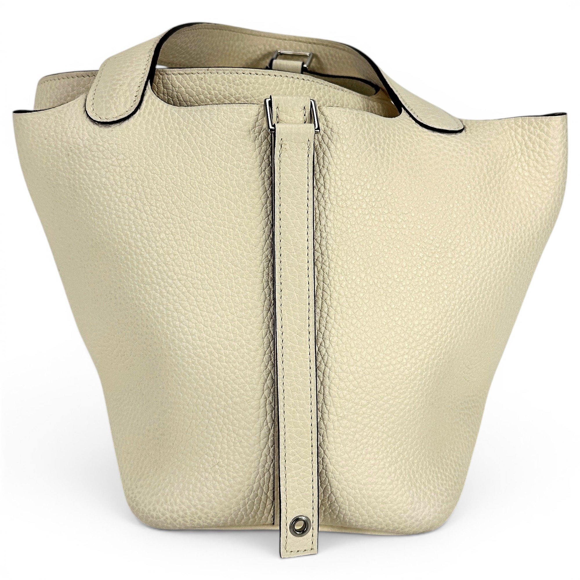 Picotin leather handbag