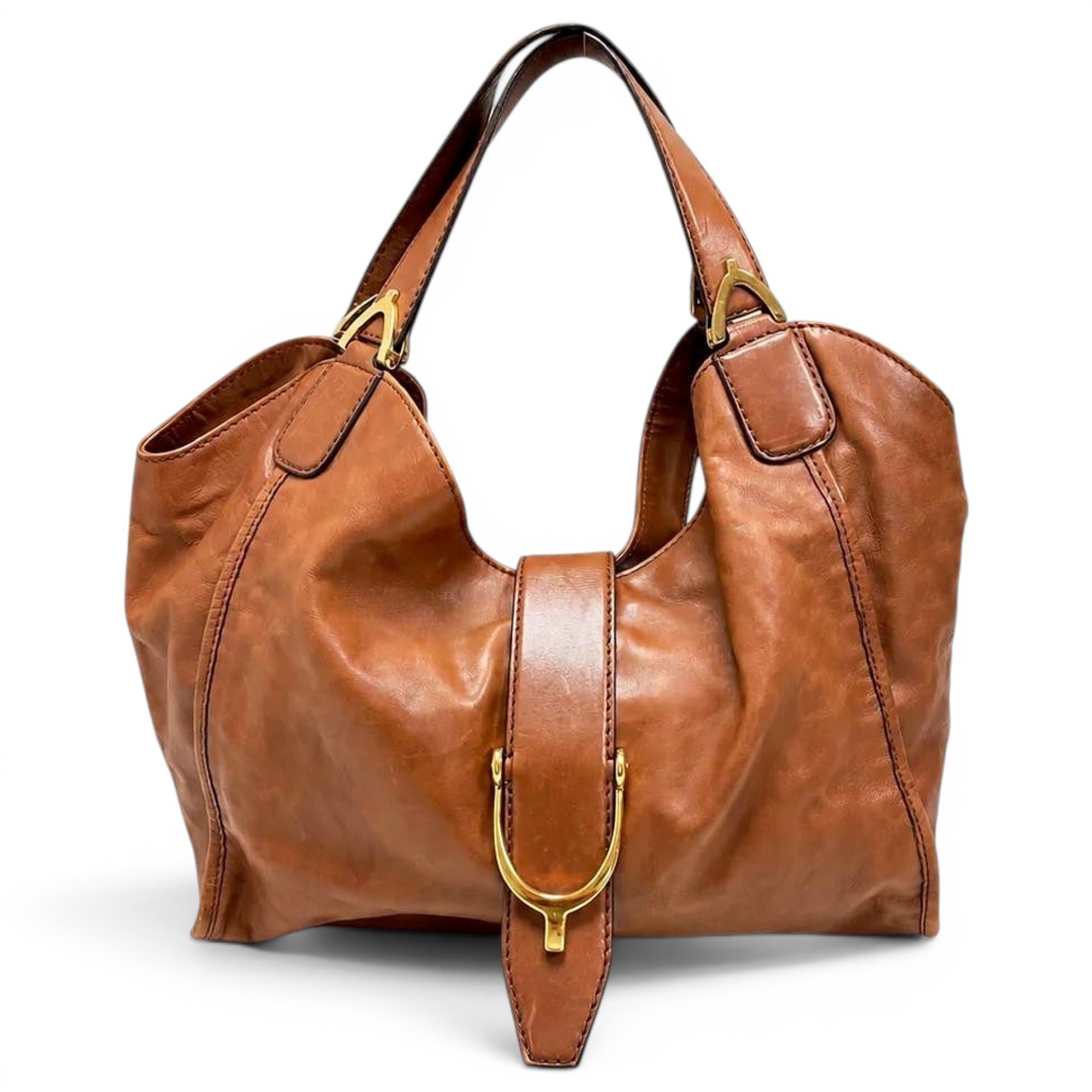 Stirrup leather handbag