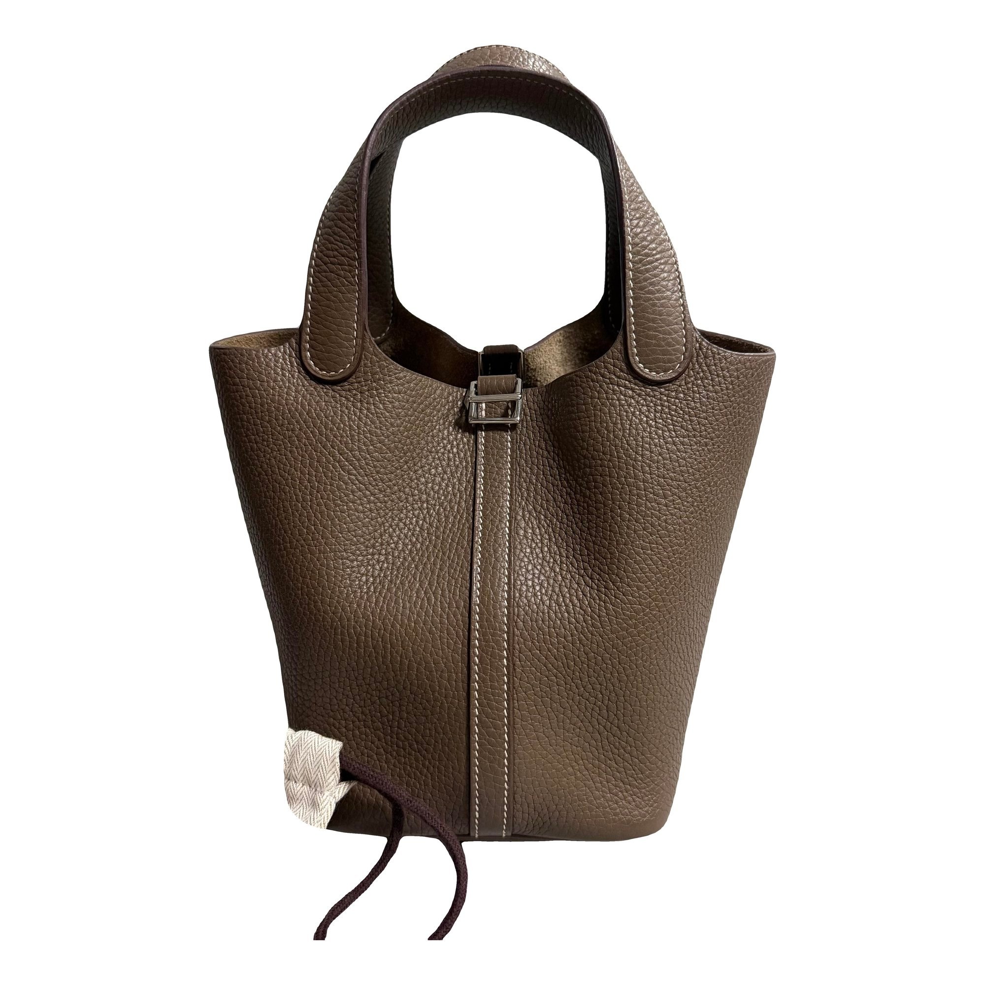 Picotin leather handbag