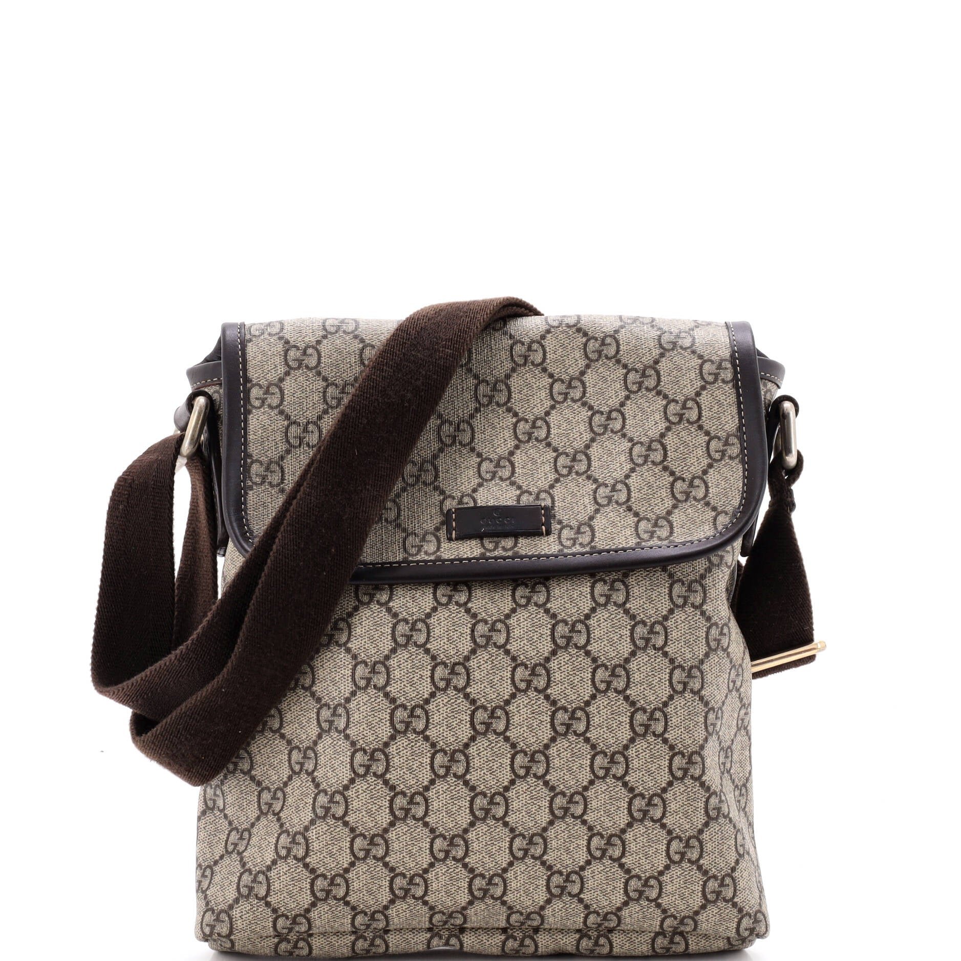 Flap Messenger GG Coated Canvas Small