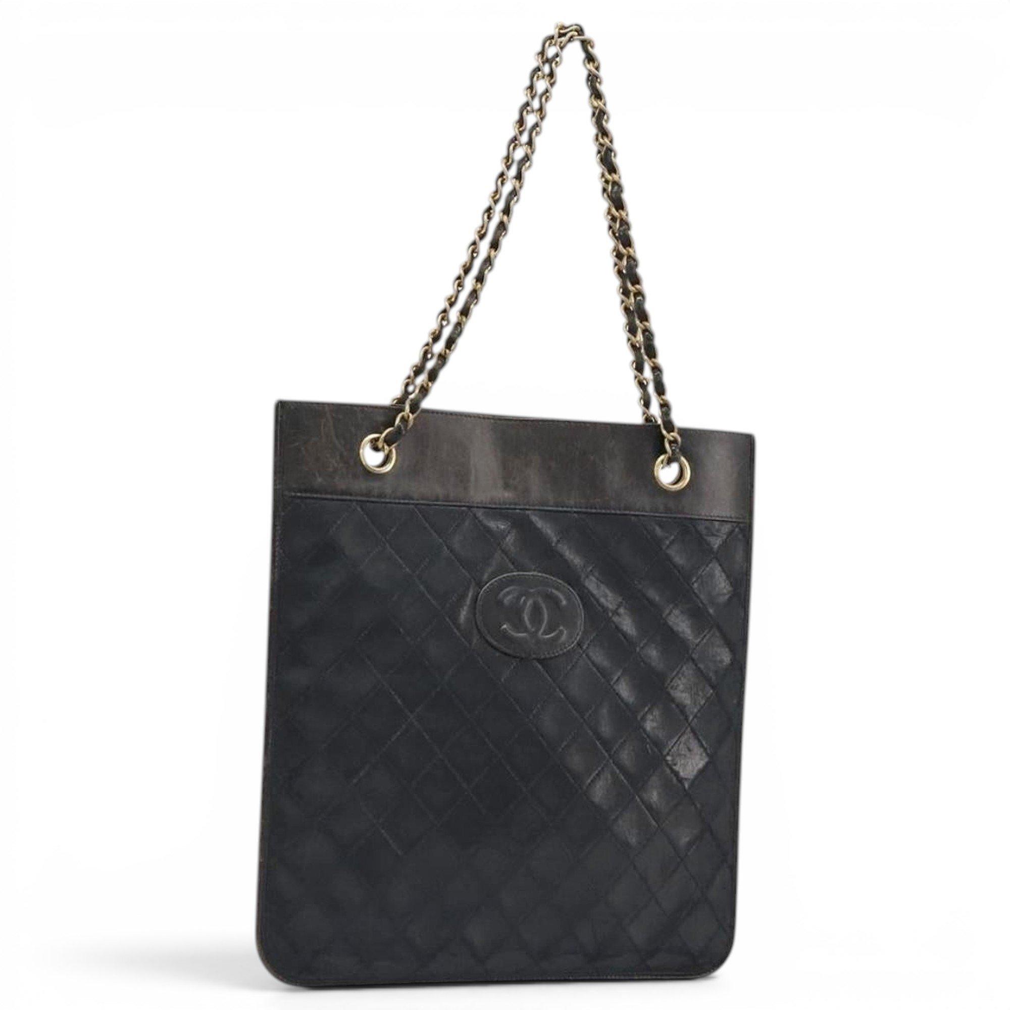Leather tote