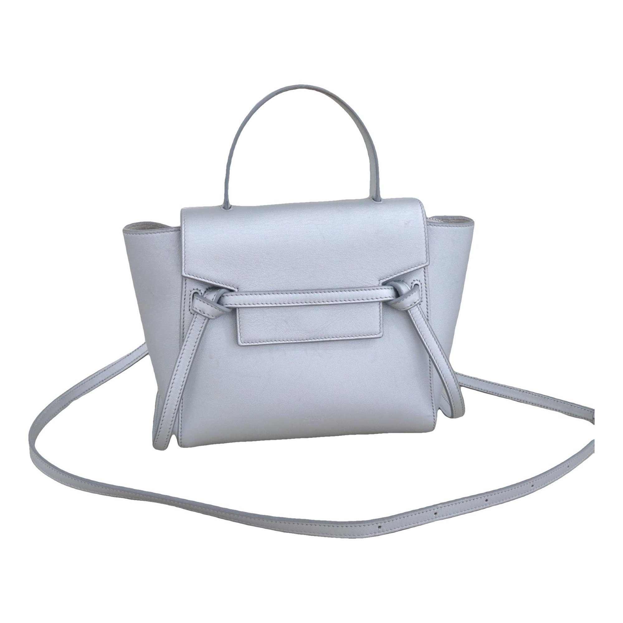 Belt leather handbag