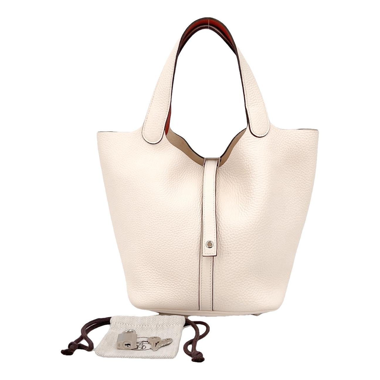Picotin leather handbag