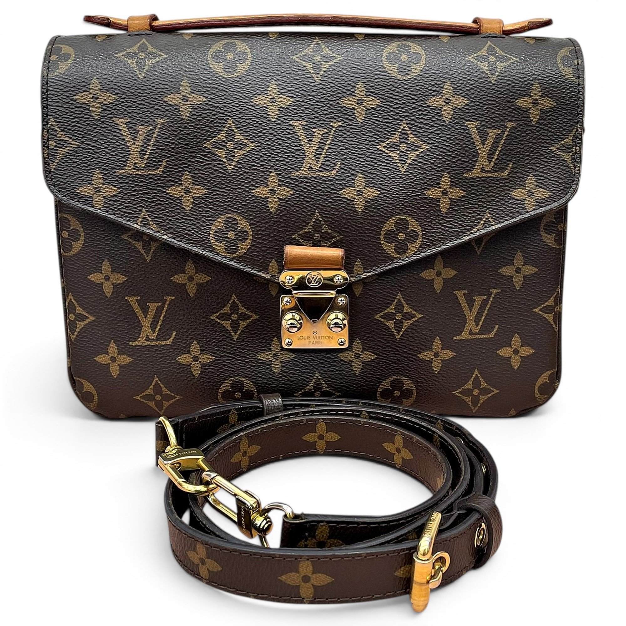 Metis leather handbag