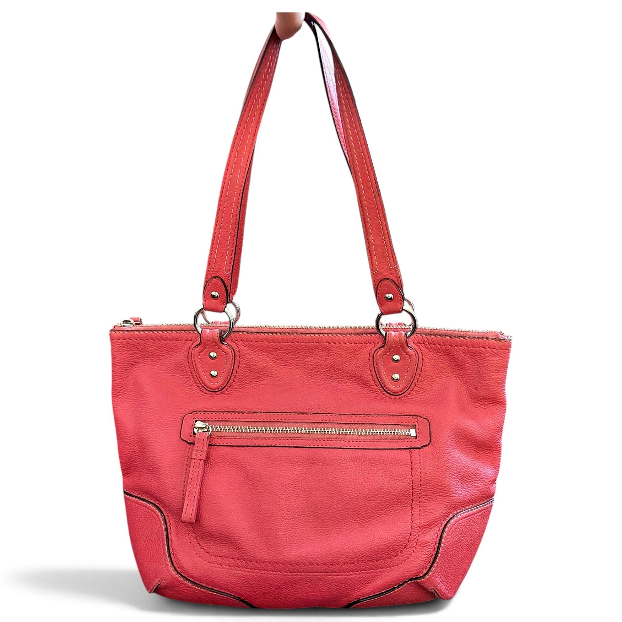 Leather tote