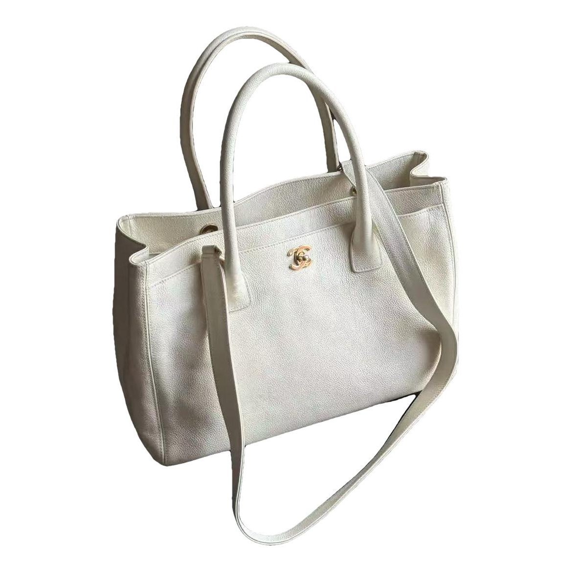 Executive leather tote