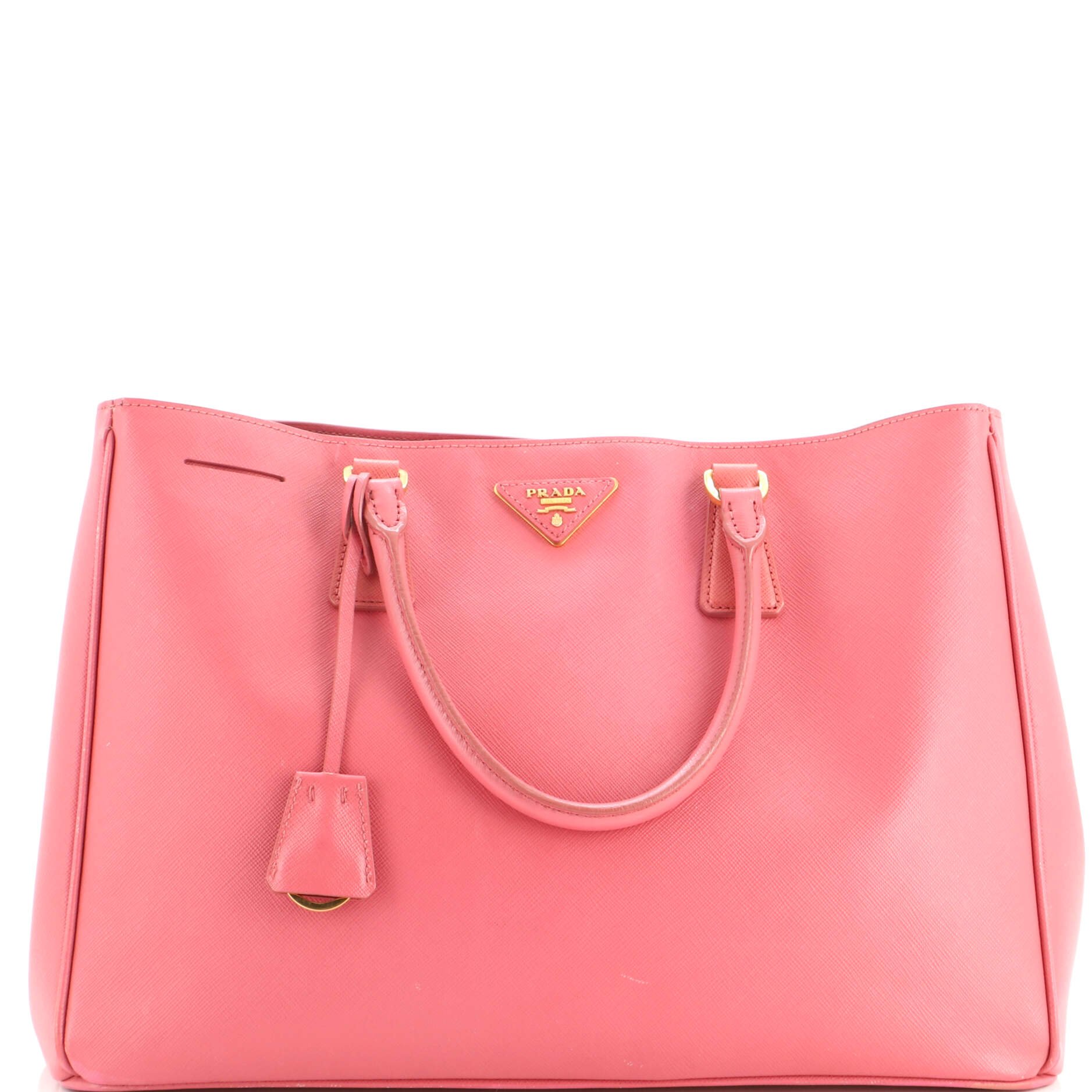Lux Open Tote Saffiano Leather Large