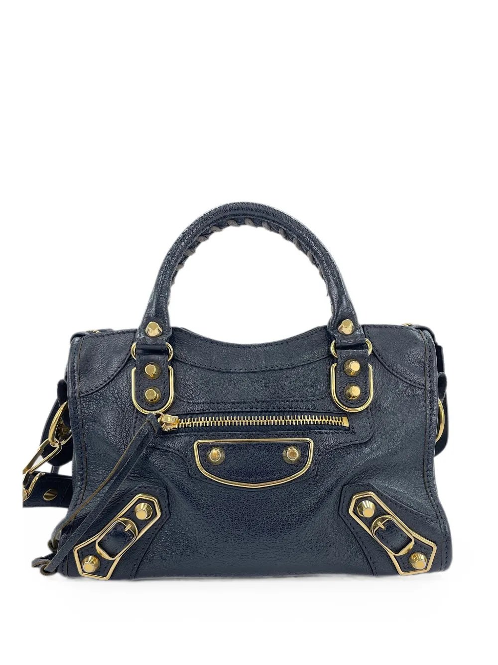 2020 Metallic Edge mini City tote bag