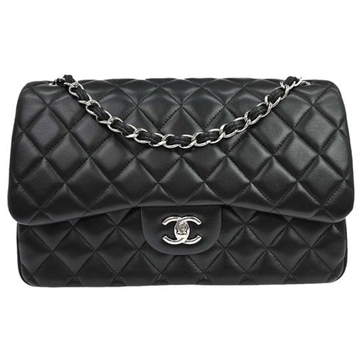 Trendy CC Flap leather handbag