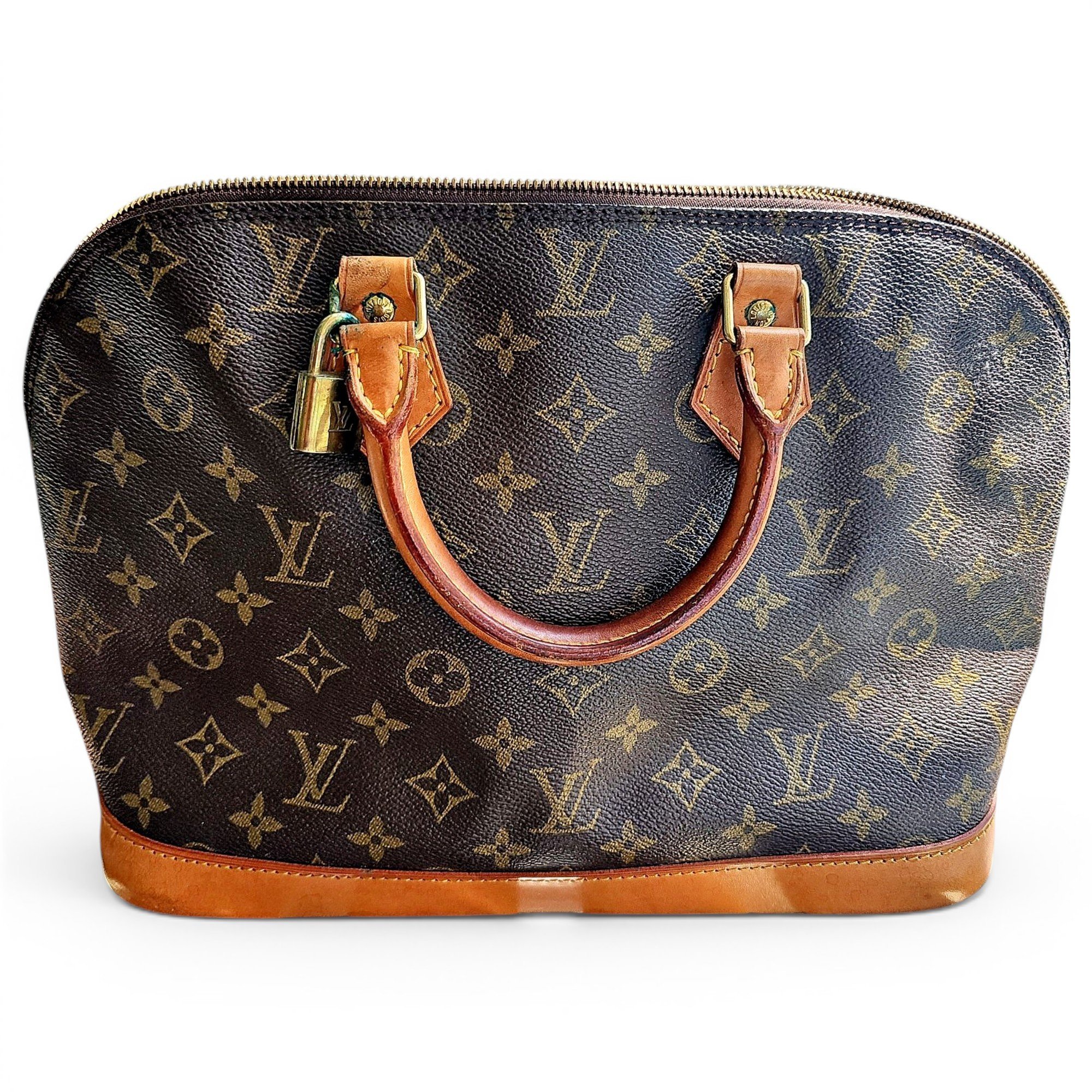 Alma leather handbag