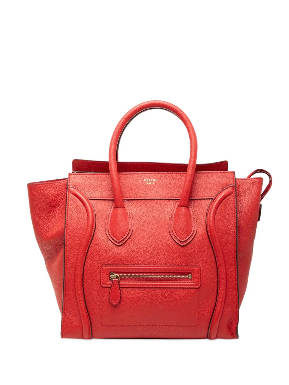 2012 Mini Grained Calfskin Luggage tote bag