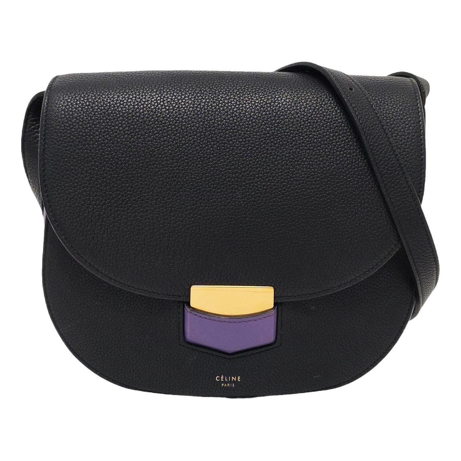 Triomphe leather handbag