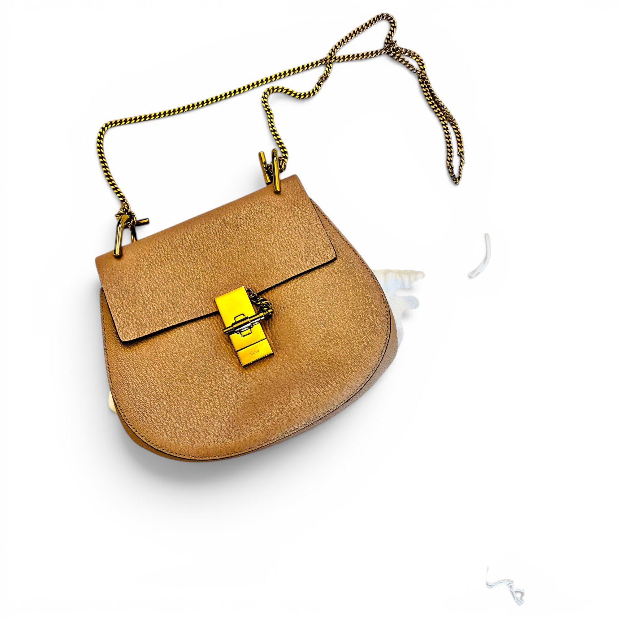 Drew leather handbag