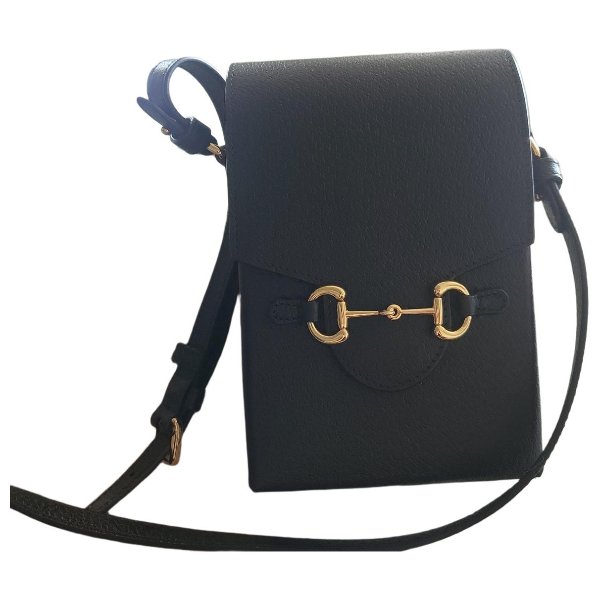 Horsebit 1955 Vertical leather crossbody bag