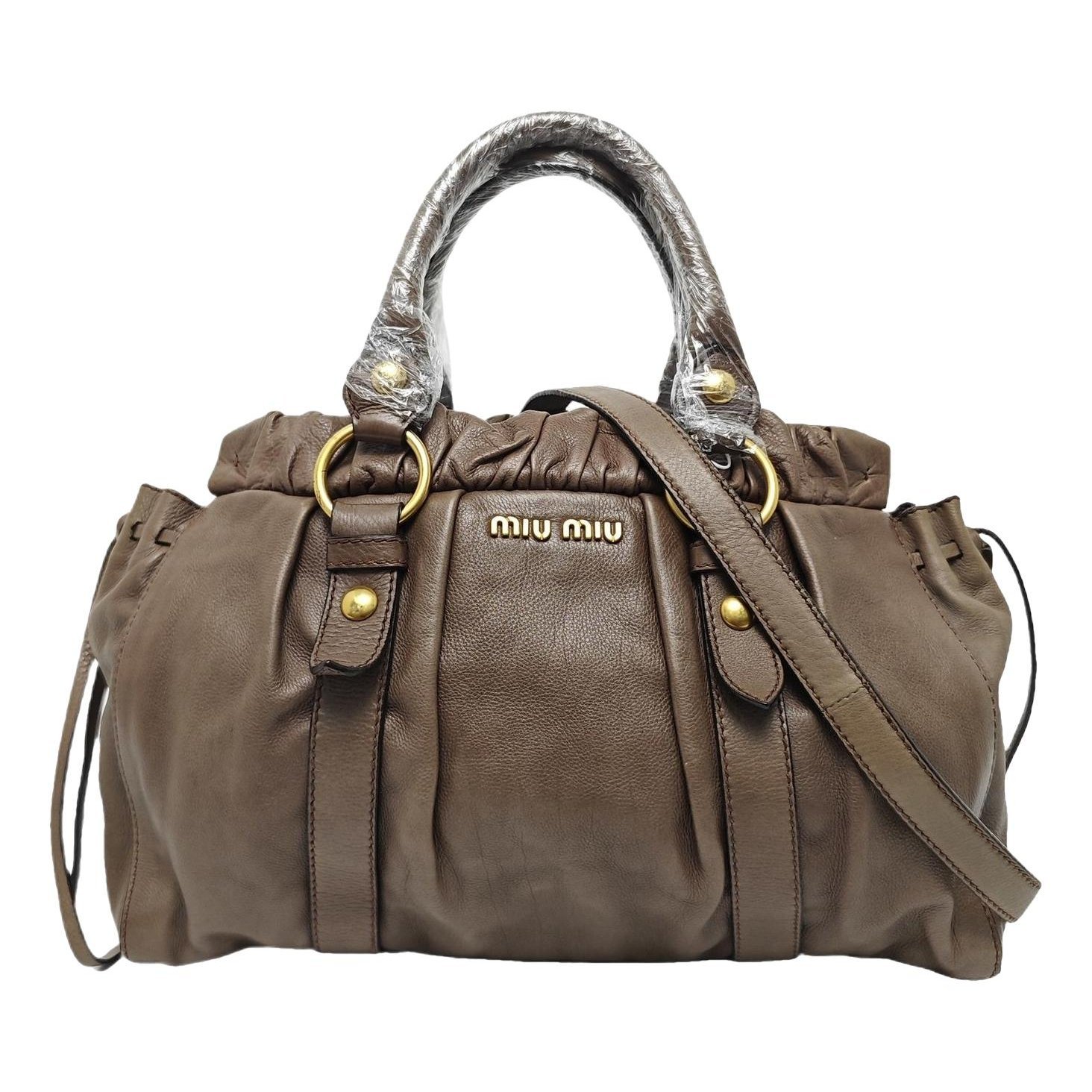 Leather handbag