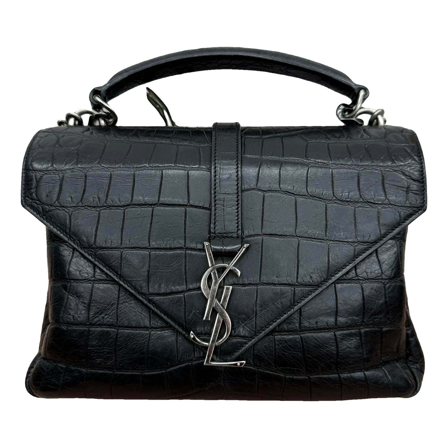 Collége monogramme leather handbag