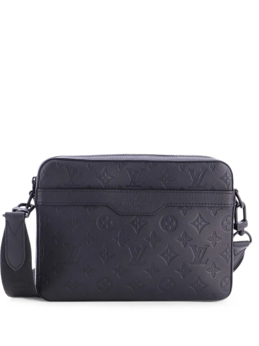 Trio Messenger Bag Monogram Shadow Leather crossbody bag
