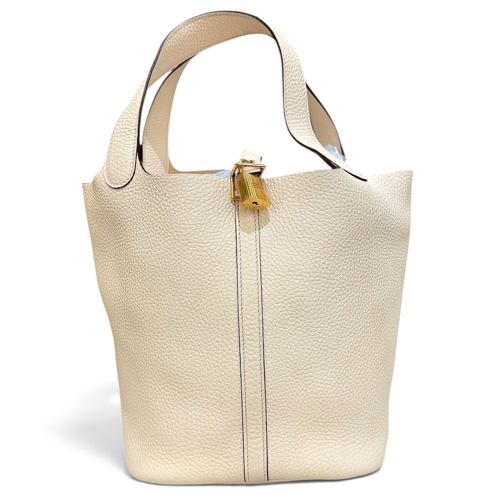 Picotin leather handbag