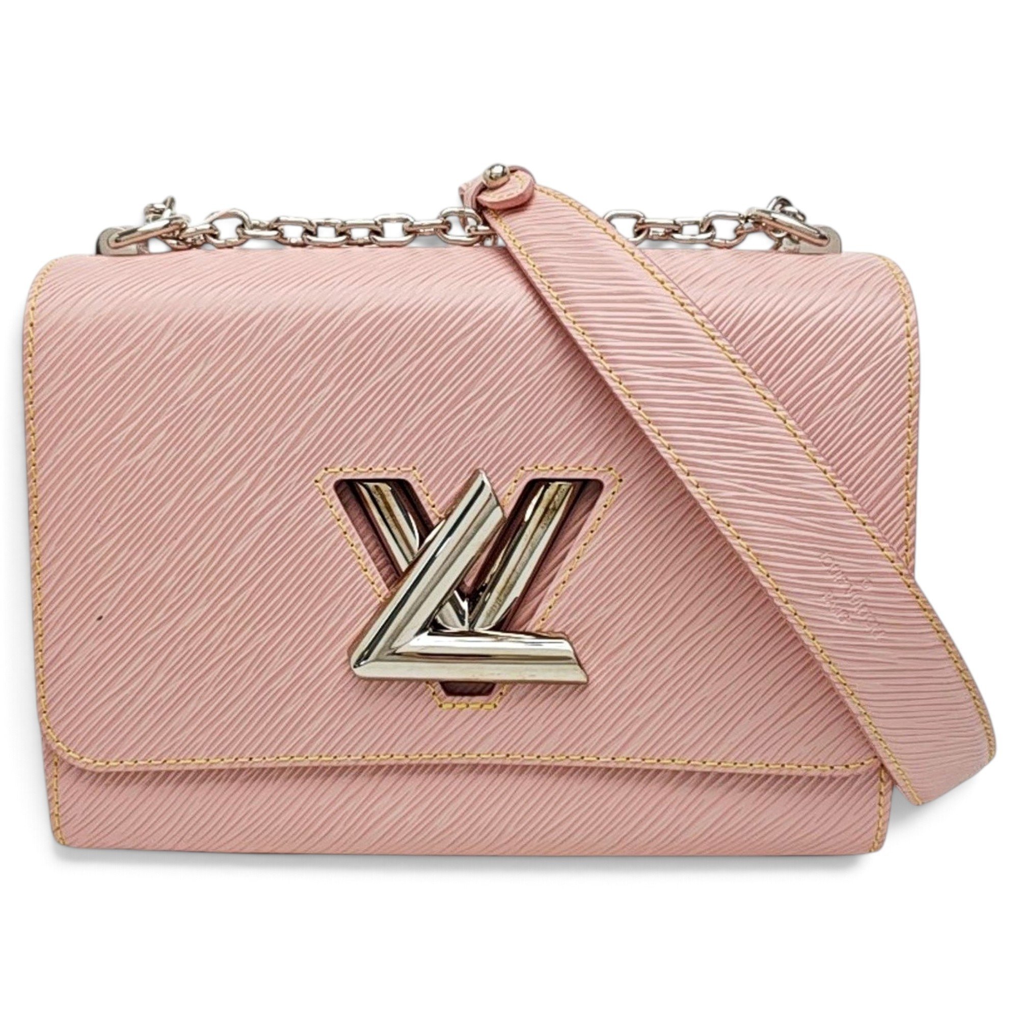 Twist leather handbag