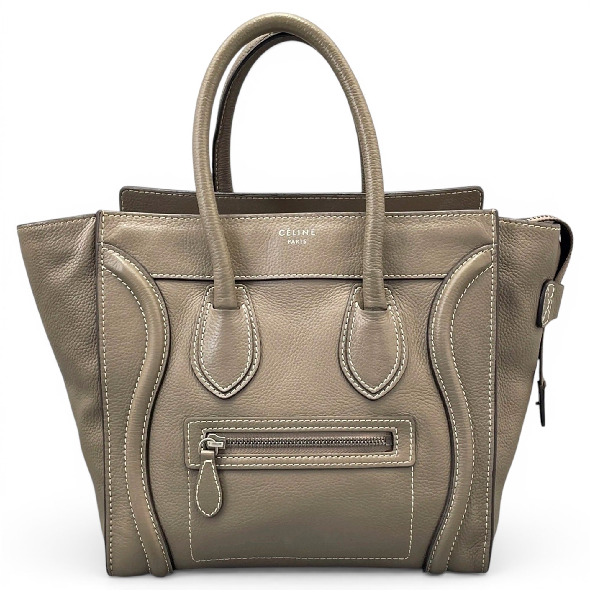 Luggage leather handbag