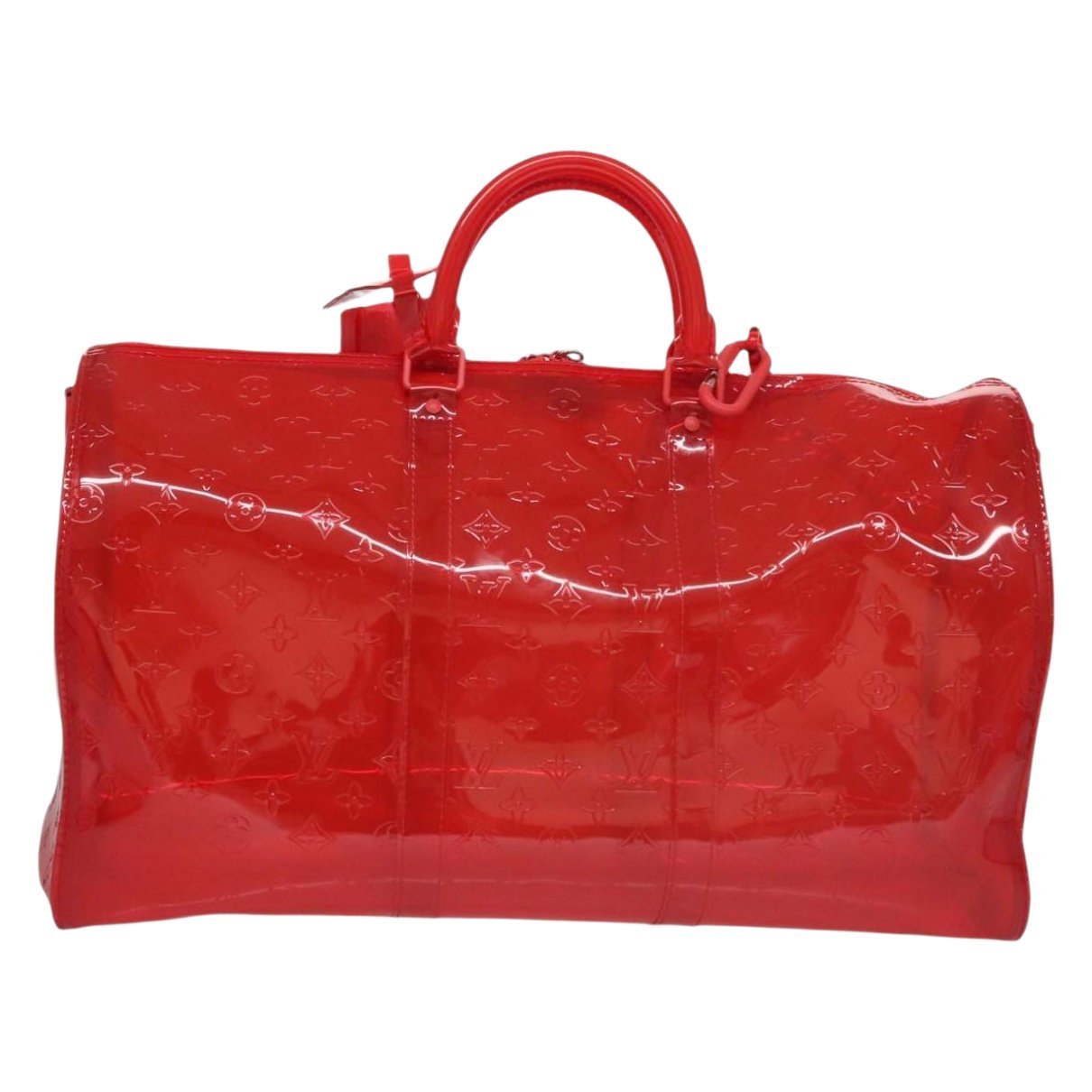 Keepall leather travel bag