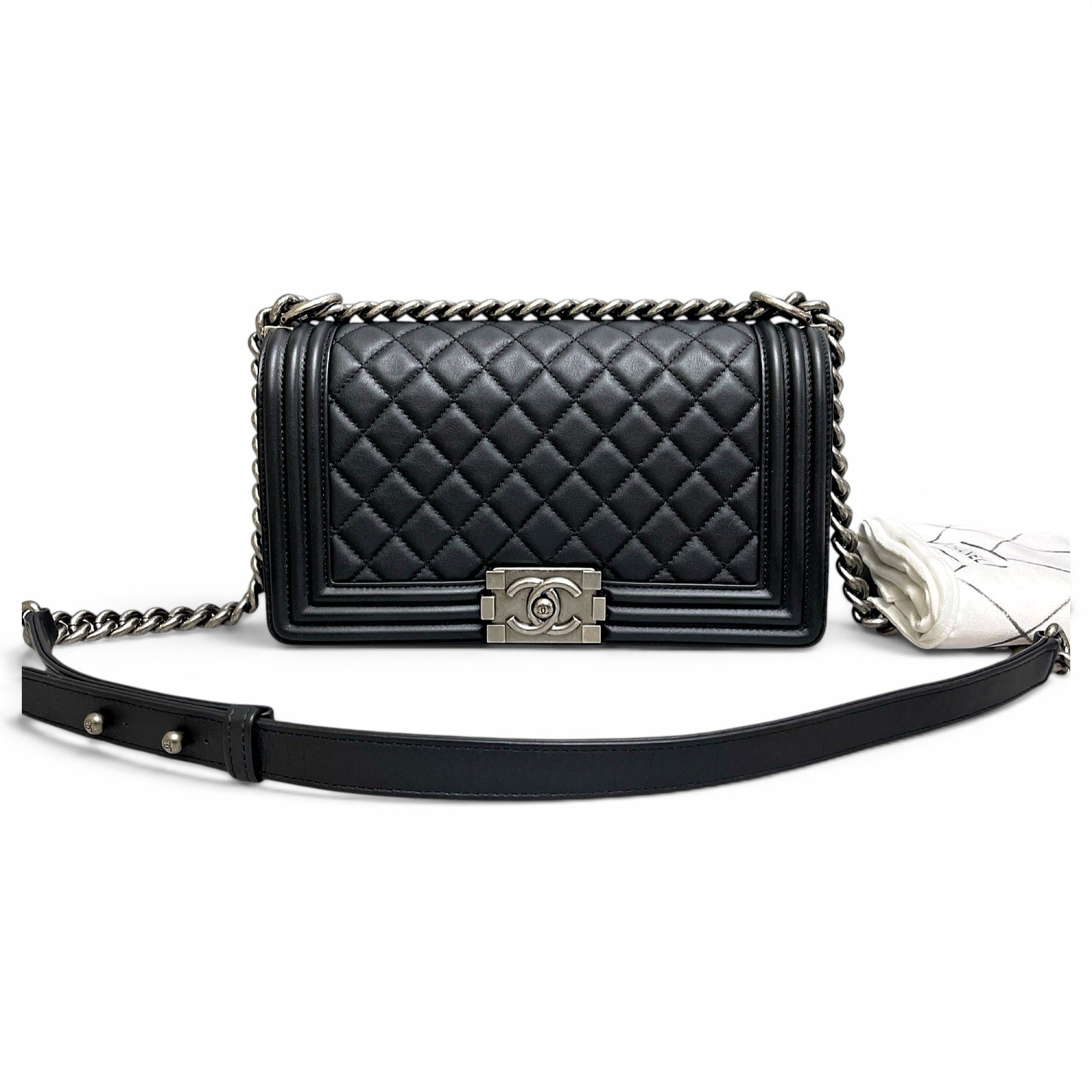 Boy leather handbag