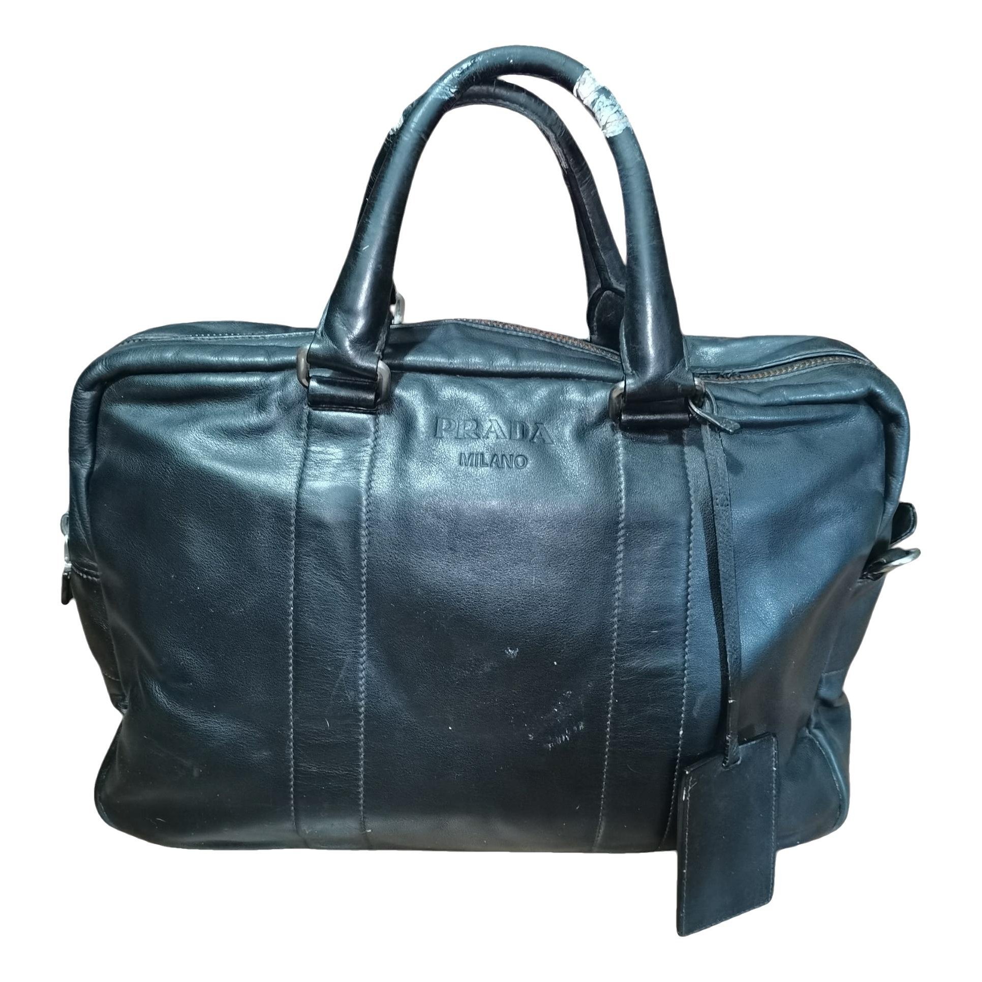 Leather handbag
