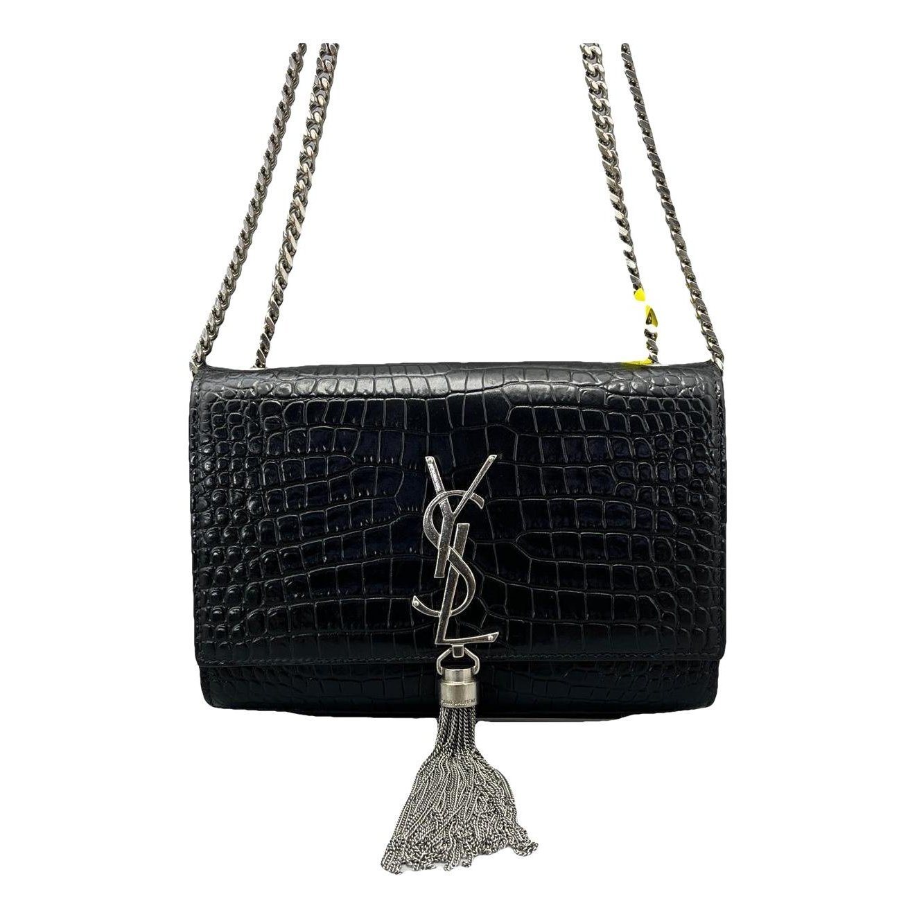 Pompom Kate leather handbag
