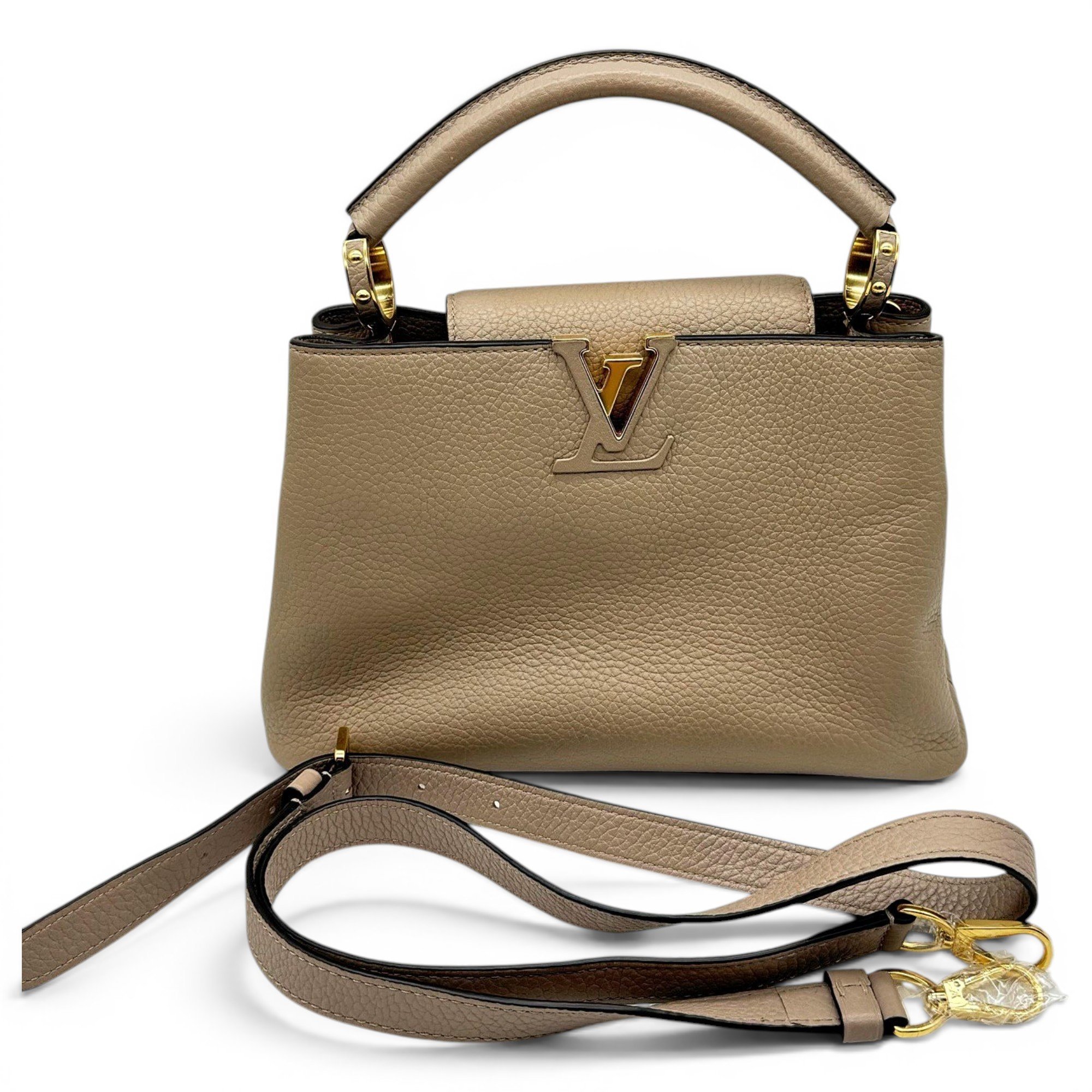 Capucines leather handbag